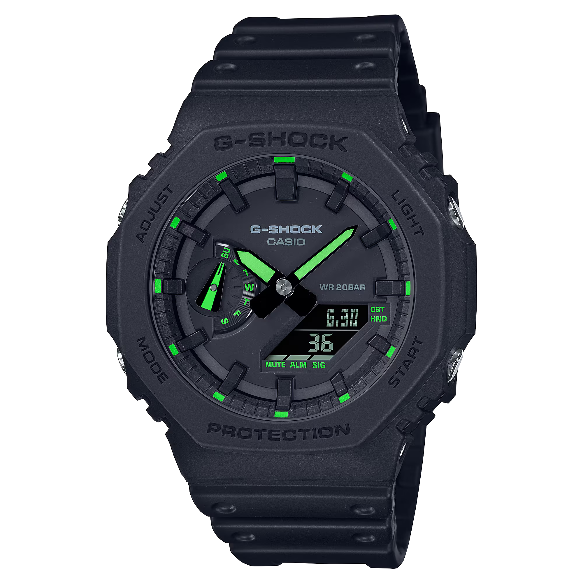 Casio G-Shock GA-2100-1A3ER Utility Black CasiOak Watch